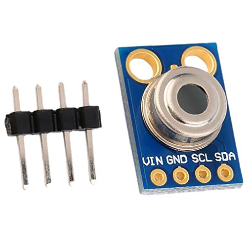 HiLetgo GY-906 MLX90614ESF Non-Contact Infrared Temperature Sensor Module IIC I2C Serial for Arduino - size: Small