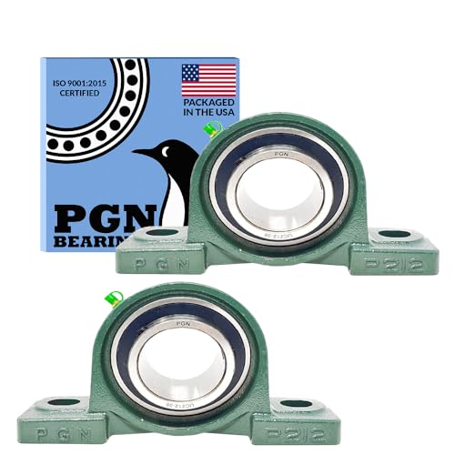 PGN UCP212-38 (2 Pack) Pillow Block Bearing - 2 3/8" Bore Self-Aligning - size: 2, style: UCP212-38