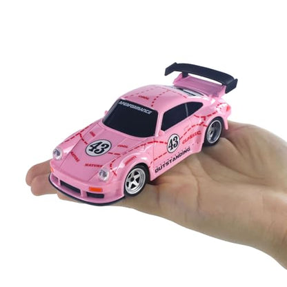 TOUCAN RC HOBBY 1/43 2.4G Mini RC Drift Car Racing Vehicle 4WD Ready to Go Model Gyroscope Radio Battery Lights 4305A - color: 4305agyro