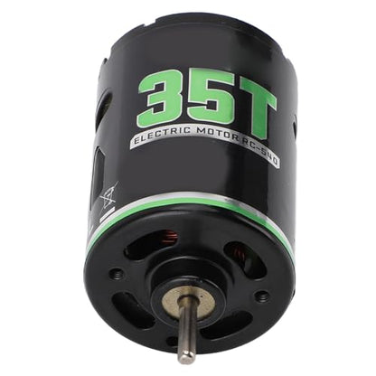 Dioche Brushed Electric Motor 540 Brushed Motor with Blue Heatsink for 1/10 RC Climbing Car Off Road Vehicle Racing Car 45T (35T) - size: 35T