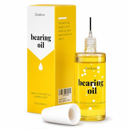 1 oz Skateboard Bearing Lubricant, Premium Bearing Oil | Reduces friction for smoother performance on skateboards, longboards, scooters and roller