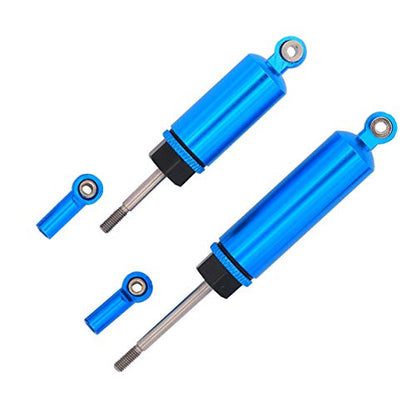 Metal Accessory Front and Rear Shock Absorber Damper Compatible with Wltoys 12428 12423 FY-03 1/12 RC Car RC Car Truck Buggy (Blue)