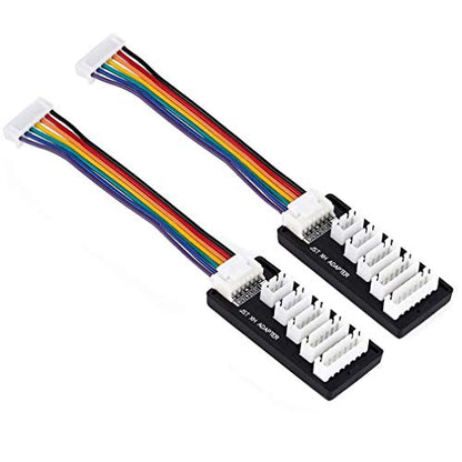 ShareGoo 2 Pack JST-XH 2S-6S 3S Balance Charger Extend Expansion Board Adapter Converter for RC Vehicles Lipo Battery Charging