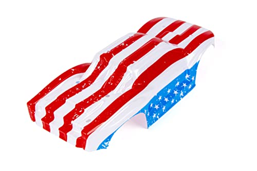 Custom Body USA Flag Style Compatible for ARRMA VORTEKS 3S 4x4 4x2 BLX 1/10 Stadium Truck(V-UF-01) - color: Usa Flag
