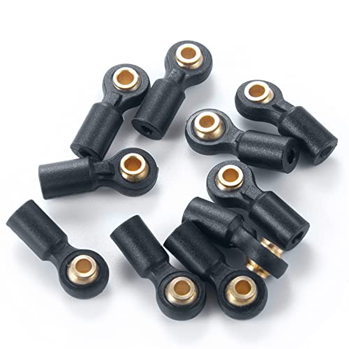 10PCS M2 Plastic Tie Rod End Ball Joint Link Ball Head Holder, #B | For 1/10 Axial SCX10 90046 90047 TRX4, RC Crawler Car - color: #B