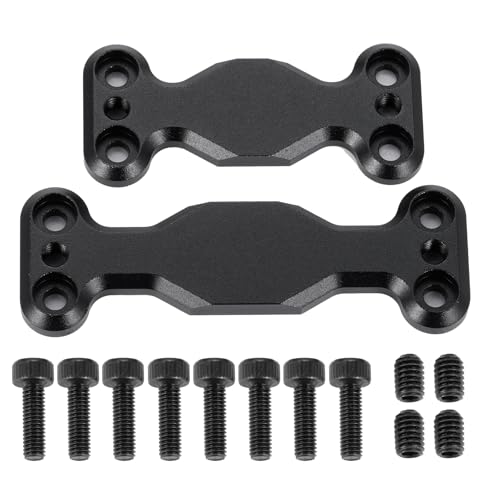 Aluminum Rear Sway Bar Assembly, Anti-Roll Stabilizer Rod and Anti-Sway Bar Mount Set, Black RC Upgrade Parts Compatible with 1/5 LOSI 5IVE-T 2.0 RC Buggy Car