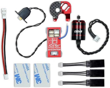 furitek Torpedo RXGT5 BRUSHLESS Power System for AXIAL SCX24 Integration Flysky FS-GT5 Version - Remote Control CAR, RC Cars, RC Crawlers Electronics Combo ESC & Motor (SCX24 (FUR-2565))