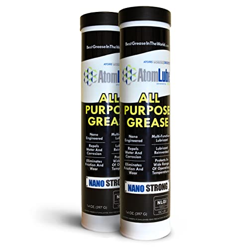 All Purpose Grease, 2-Pack 14 Oz. Tubes | Multi Function Lubricant | Automotive Grease and Marine Grease for Boat Accessories, Trucking, and Wheel Bearing | Multipurpose Marine Grease for Boat Accessories, Automotive Wheel Bearing, Lawn Equipment, and Gen