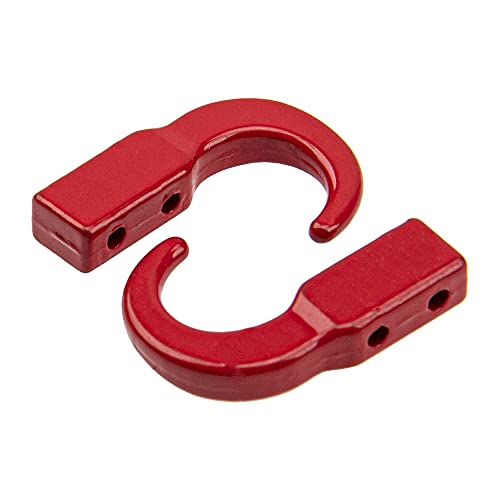 4Pack ShareGoo Metal Winch Hook Trailer Tow Hooks Compatible with TRX-4 HSP Redcat Tamiya CC01 Axial SCX10 D90 HPI 1/10 RC Crawler Car