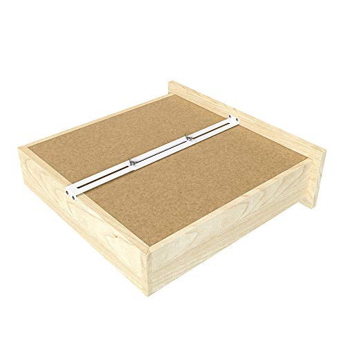 FRMSAET Drawer Repair Kit -Reinforce and Repair Drawers Accessories -2 Pack | Used to Wood /MDF /Chipboard Drawers Cabinet Reinforcement and Repair Steel Hardware Installation length Slide Adjustable - size: 2 Pack