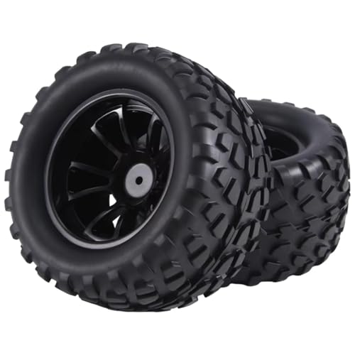 Compatible with Traxxas for Rustler for Stampede for Hoss 1/10 RC Car Truck Parts Wheels 12Mm Hex RC Wheels and Tires RC Assortment