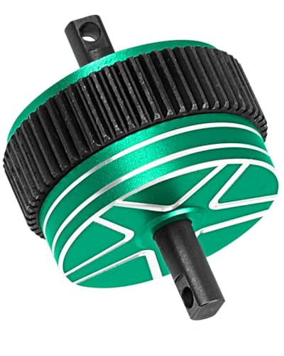 RC Gear Differential Upgrades Part for 1/10 Slash 2WD(VXL)/Stampede 2WD(VXL)/Bandit 2WD(VXL)/Rustler 2WD,Harden Steel w/Alloy Differential Transmissions,Replace #2388X,Green - color: Green(for 2wd)