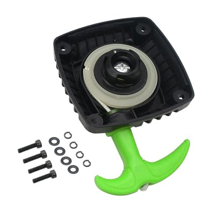 32CC 35CC 36CC Engine Easy-Start Dustproof Pull Starter (Green) | for 1/5 HPI ROFUN ROVAN KM Baja LT FG GoPed RedCat Rc Parts - color: Green