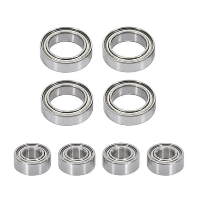Double Rubber Seal for SG1604 SG 1603 for UDIRC UD1601 UD1602 UD1603 UD1604 1/16 rc Car Spare Parts Accessories 8Pcs Ball Bearing Set