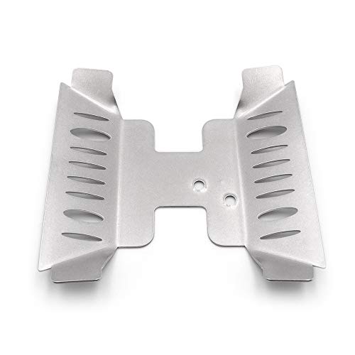 KYX Racing Stainless Steel Axle Protective Plate Frame Protector Chassis Guard Board Upgrades Accessories for RC Crawler Car Axial Capra Unlimited Trail Buggy UTB