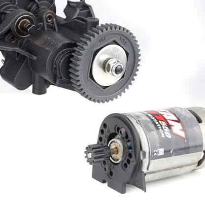 Hobbypark Metal Steel 45T M0.8 Spur Gear & 11T 32P Pinion Motor Gear for Traxxas TRX4 TRX-4 RC Crawler Car,Replace 8053 6747