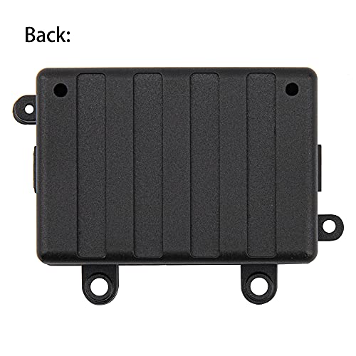2Pcs ShareGoo RC Receiver Waterproof Box,RC ESC Receiver Dustproof Box Protector Case Compatible with Traxxas TRX-4 SCX10 90027 SCX10 90046 D90 1/10 RC Crawler,Black