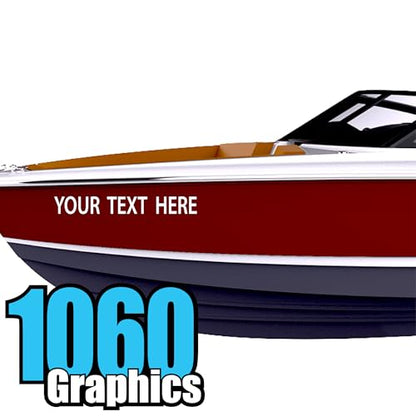 Custom Vinyl Lettering (3.4 inch Tall) - size: 3.4 inch Tall