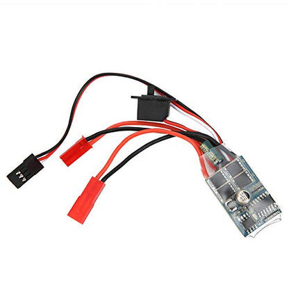 Brushless ESC, 30A 4-8V Sensorless Motor Speed Controller, High Performance for RC Cars Boats Drones 1/16 1/18 1/24 Scale Hobbyists - size: without brake