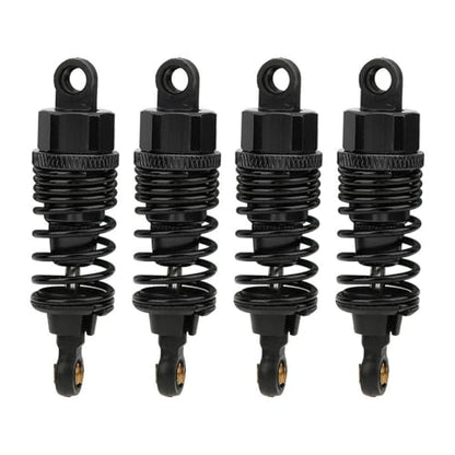 4pcs 68mm/98mm /108mm Aluminum Shocks Absorbers Damper for HSP for HPI 1/10 Scale RC Car On-Road Monster Truck Off Road Buggy(Black 68mm) - color: Black 68mm
