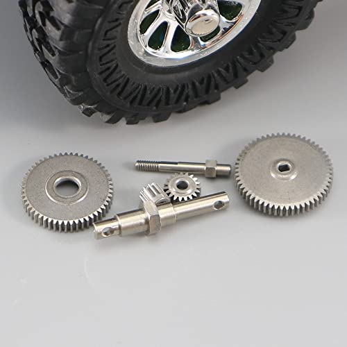 RCAWD SCX24 Transmission Gears Gearbox Axle Kit for Axial 1/24 SCX24 Series Upgrades Part