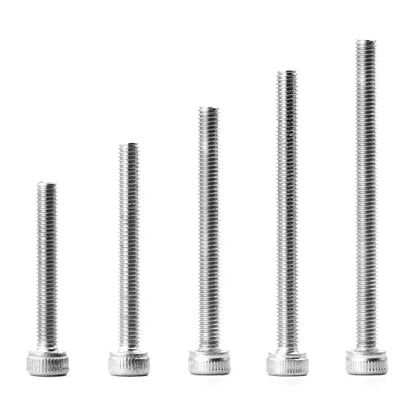 M3 x 20mm 25mm 30mm 35mm 40mm Hex Socket Head Cap Screws Bolts, 304 Stainless Steel, Metric Machine Fully Threaded, Bright Finish, Allen Hex Drive, Assortment Kit 100PCS - size: M3 x 20/25/30/35/40mm (100PCS)