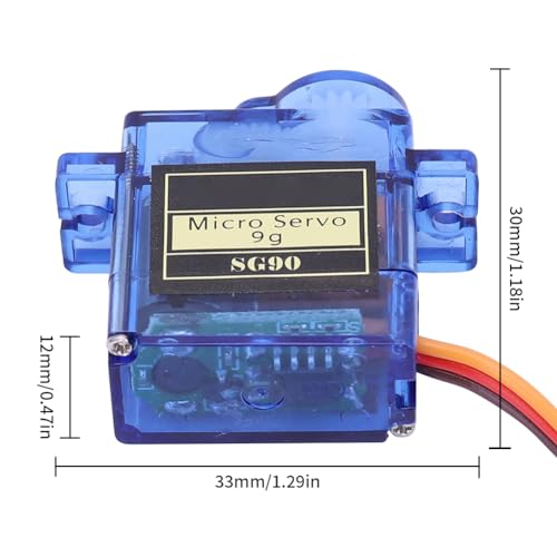 6Pcs SG90 9g Micro Servos Motor Kit for Arduino Projects,RC Car Robot Helicopter Airplane Controls Boat, Mini Servo Applications - color: 6 Pcs