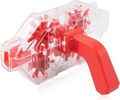Bike Chain Cleaner Tool with Built-in Roller & Vertical Brush | 2026 Upgraded Transparent Bicycle Chain Cleaner,Portable Bike Chains Cleaning Kit for Chains Deep Cleaning