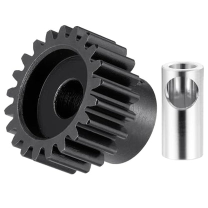 Steel 32P 5mm Pinion Gear 21T Motor Gears for RC Car Upgrade Parts | 1/5 1/6 1/8 1/10 1/14 1/16 1/18 Buggy Monster Truck Drift Off-Road Crawler - size: 21T