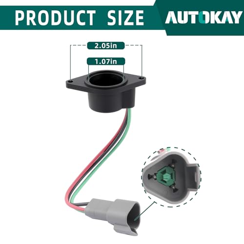 AUTOKAY 102265601 (High Speed Magnet) Speed Sensor Fits for Club Car | IQ DS and Precedent 2004-up 48V Electric Golf Cart with ADC Motor, Re# DL9-2171S 1022656-01 102704901