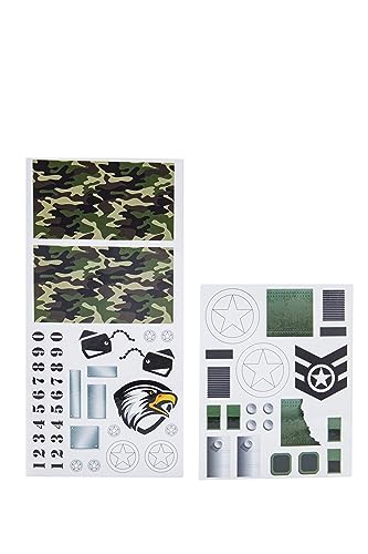 BSA Pinewood Derby Car Peel N' Stick Decal Sticker - Military Tank Boy Scouts of America