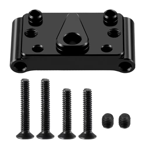 RC Car Accessories Compatible with Mini‑B 2WD 1/16 RC for Buggy Truck Upgrade Parts Accessories Aluminum Alloy Front Pivot Block Set Arm Mount