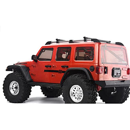 TECKEEN Adjustable Aluminum Alloy+Nylon Roof Luggage Rack for 1/10 RC Crawler Car Truck