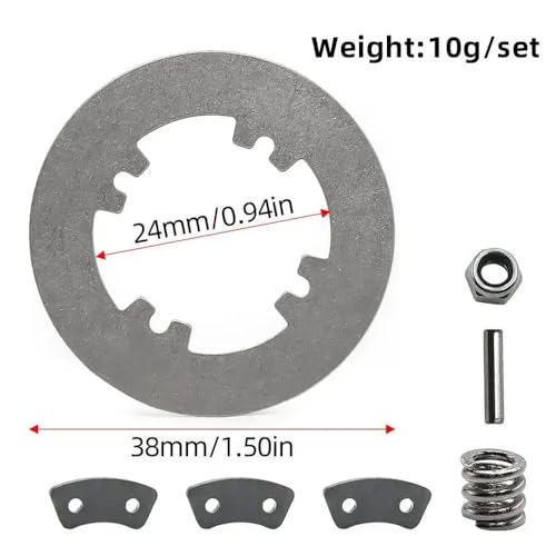 Slipper Clutch Assembly 5352A/R Compatible with E-Maxx 4WD RC Cars