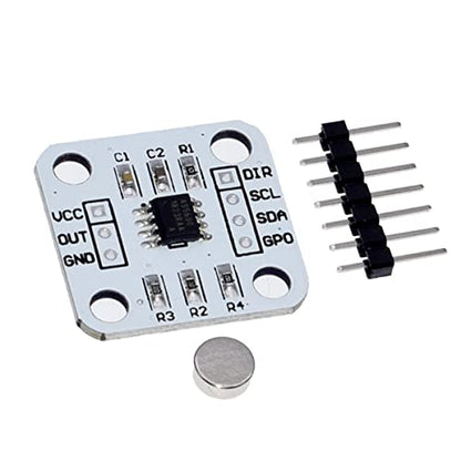 HiLetgo 2pcs AS5600 Magnetic Encoder Magnetic Angle Measurement Sensor Module 12Bit High Precision with Magnet