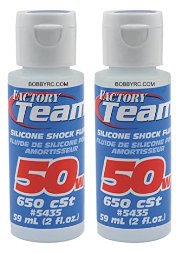 ASSOCIATED 2 Pack 50 Weight Silicone Shock Oil Fluid 50wt INCLUDES CHICAGOLAND RC COUPON