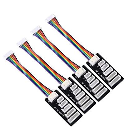 4PCS JST-XH 2-6S Lipo Battery Charge Balance Board Expansion Adapter Converter for JST-XH Connector