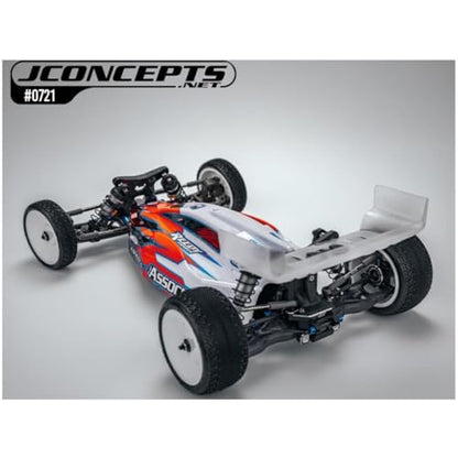 J Concepts 0721 Dragonator RC10B7.1 | RC10B7.1D Clear Body Shell w/Wing 1/10 Scale Off-Road Buggy Racing Upgrade