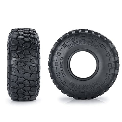 RC Rubber 1.9 Crawler Tires 120MM 4PCS Set for 1/10 Scale SCX10 D90 Wraith 90048 90018 RR10 RC Crawler Car