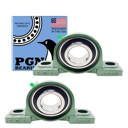 PGN UCP208-24 (2 Pack) Pillow Block Bearing - 1 1/2" Bore Self-Aligning - size: 2, style: UCP208-24