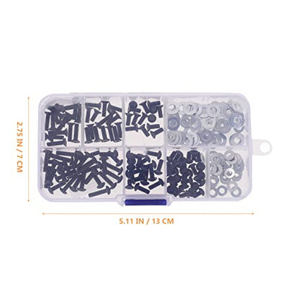 DOITOOL 1set Remote Screws Assortment Tiny Screws with Gaskets for Easy Installation for Crawler Car Repairing and Maintenance