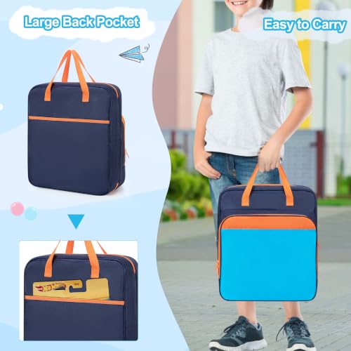 Portable Storage Case Compatible with Hot Wheels Toy Car Up to 99pcs | for 1/64 Scale Toy Cars, Multi-Functional Storage Bag for Toy Cars, Dolls, Mini Toys, Home and Travel Use, Large Capacity