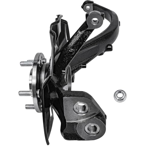 Detroit Axle - Front Left Steering Knuckle CV Axle for 2006-2009 | Ford Fusion Mercury Milan, 2006 Lincoln Zephyr, Driver Side CV Axle Shaft Steering Knuckle & Wheel Bearing Hub Replacement - size: 2UX47645/Pair