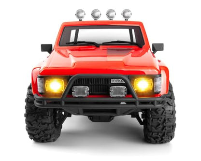 Helidirect HPI Venture18 Brushed 1985 Toyota Hilux SR5 1/18 RTR 4WD w/2.4GHz Radio TX, Battery & Charger - Remote Control Crawler, RC Rock Crawler 1/18 4WD Off-Road for Adults (Red (HPI160801)) - color: Red (Hpi160801)