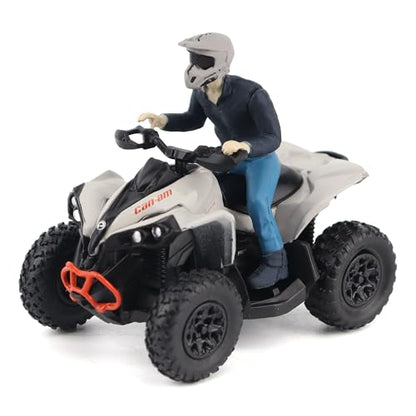 Diecast Masters BRP Bombardier Models 1:32 Scale Diecast Replica Can-Am Renegarde X XC 1000R, Chalk Gray & Magma Red | Item 60008