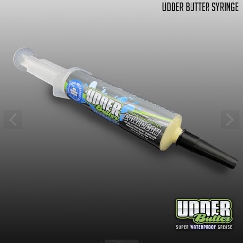 CowRC Udder Butter Waterproof RC Grease, 40 ml Syringe, Precision Applicator for Gears, Bearings, Axles, Differentials, Hobbies, Off-Road. Cow RC