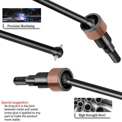 Upgrade Parts for 1/16 Mojave GROM 223S DSC 4X4 RTR,RC Shock& Arms&Drive Shaft CVD&Steering Knuckle Kit&Shock Tower&Adjustable Links&Steering Block&RC Gearbox&Sway Bar Kit,Bronze - color: Bronze(for 1/16)
