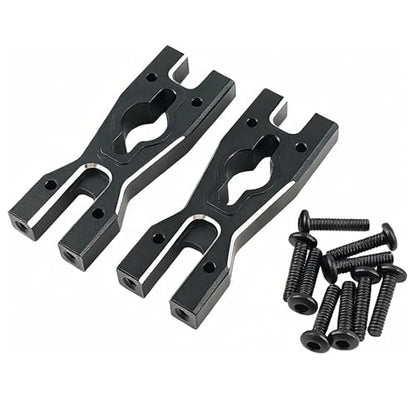 7075 Aluminum Body Mount Cross Bar for Losi 1/18 Mini LMT 4X4 Truck (Black) | Brushed Monster Truck,Upgrade Parts,LOS01026 Compatible,CNC Machined,High Strength,Lightweight,Precision Fit - color: Black