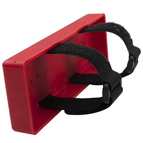 1Pcs ShareGoo Plastic RC Car Battery Tray Case for 2S Lithium & 7.2V NiMH Battery Compatible with Axial SCX10 RC4WD D90 Traxxas TRX-4 1/10 RC Car (Red) - color: Red