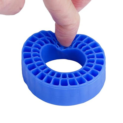 DJX 4PCS 1.0 Inch Tire Inserts Silicone Rubber Insert Foam Waterproof for 56-58mm*22-24mm 1.0'' Tire (Blue) - color: Blue